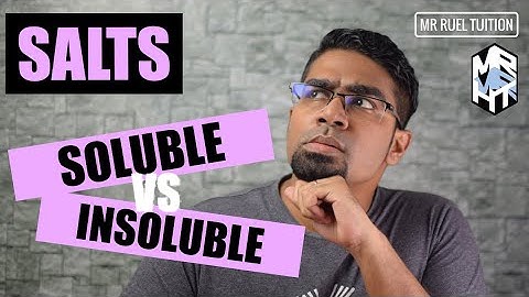 Soluble and Insoluble Salts // Easy Way to Remember!