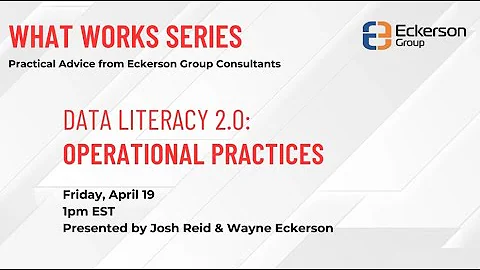 Data Literacy 2.0: Operational Practices - What Works Series