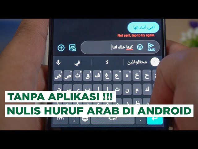 GA PERLU KE ARAB! Cara Menulis HURUF ARAB di Android TANPA APLIKASI class=