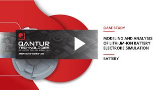 Modeling & Analysis of Lithium-Ion Battery Electrode Simulation | CFD & Electrochemical Analysis