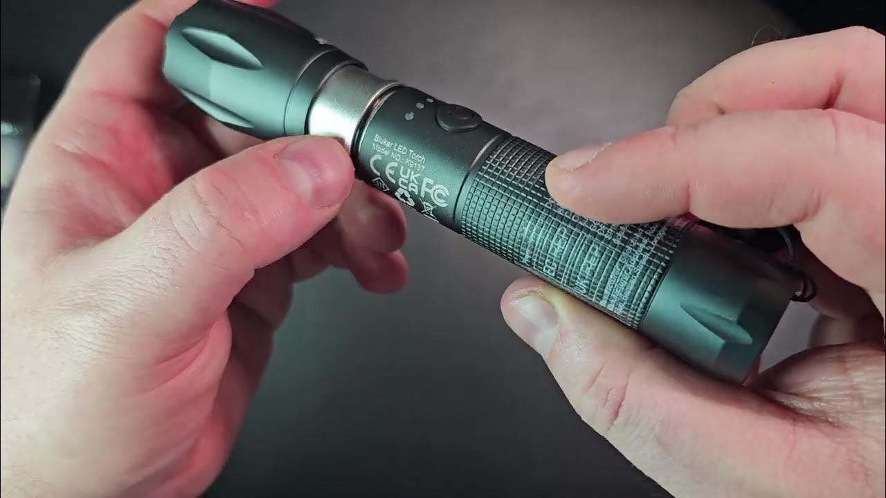 Blukar ​LED Rechargeable Torch - Unboxing / ⚠️WARNING contains