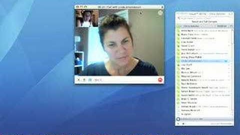 Making a video call with Skype