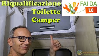 Fai da te camper: riqualificazione toilette