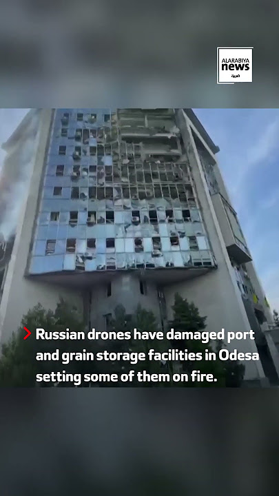 Russian drones hit port, grain storage in Ukraine's Odesa region