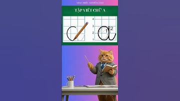 Bé Học Chữ a – Dạy Trẻ Nhận Biết và Viết Chữ a Đơn Giản – Học Chữ Cái Cùng Thầy Mèo #chữcái  #tapdoc