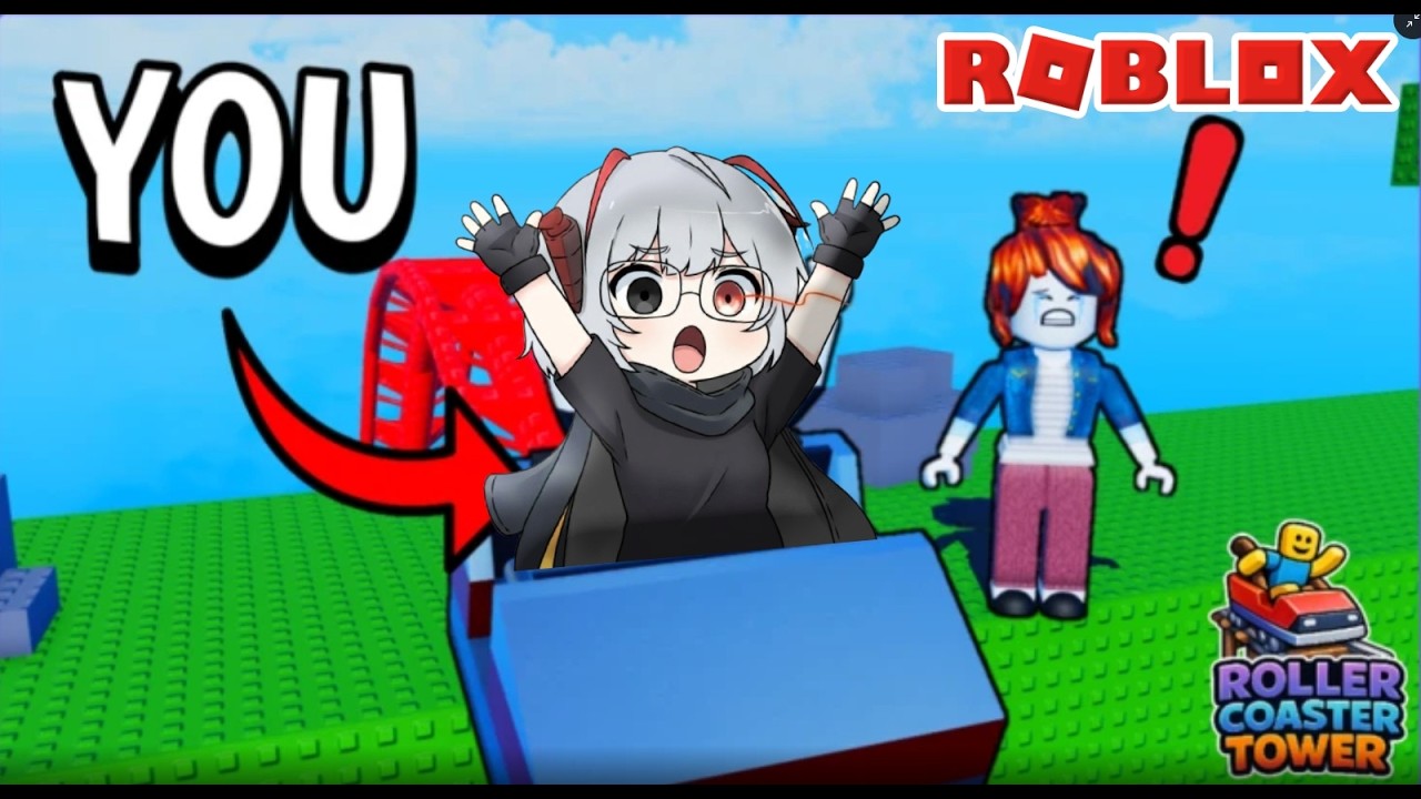 AKU MAIN ROLLER COASTER TOWER DAN AKAN TAMATIN - ROBLOX