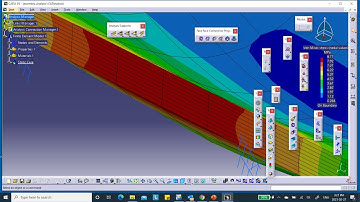 Composites Catia V5-6R2018 "Native" FEA, video 33, Assembly Shell-Skins Solid-Honeycomb Core