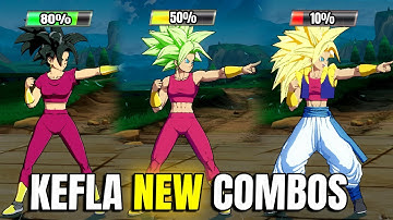 DBFZ New Combos - Easy vs Normal vs Hard Combos with KEFLA!