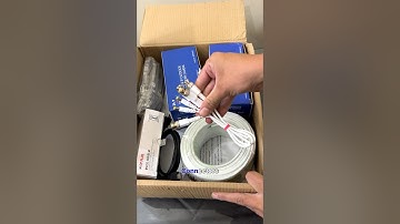 CCTV camera installation and connection in one minute 📷🚨👨‍🔧🛜