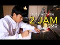 2 jam belajar bareng (study with me, real time, ASMR api unggun)