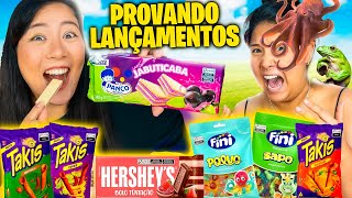 PROVANDO LANÇAMENTOS DO SUPERMERCADO | Blog das irmãs