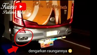ternyata ini knalpot bus SPOK SPOK ala Po. Haryanto