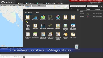 How to View Mileage Statistics Report  | Meitrack GPS Tracking Software MS03