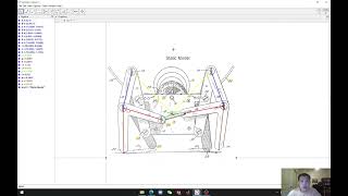 Generate a Geogebra Model of the Quadraped Walker