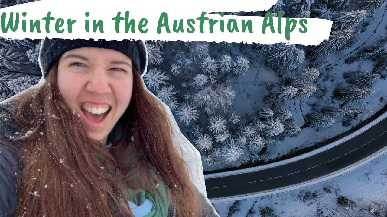 AUSTRIAN ALPS TRAVEL VLOG: Tobogganing in Europe, Epic Alps Bird's Eye View & Christmas in a Castle!