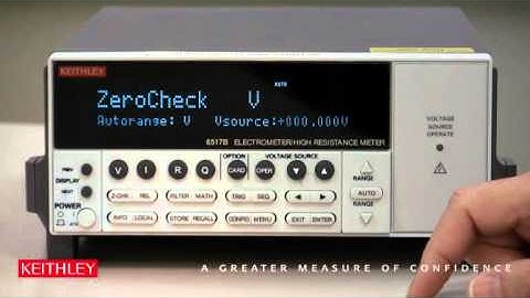How to Setup the Model 6517B Electrometer for a Staircase Voltage Sweep