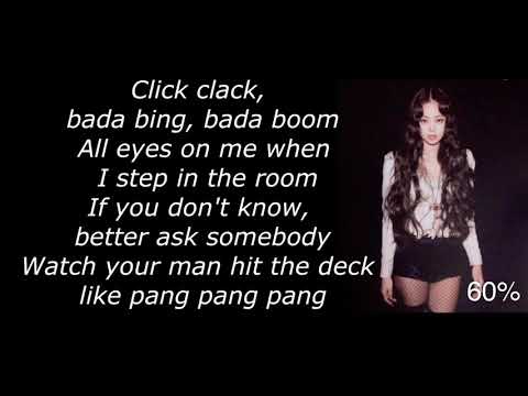 BLACKPINK - 'boombayah' Jap ver. JENNIE [english rap cut easy lyric practice]
