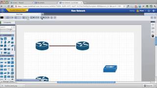 Draw network diagrams online (with Cisco stencils)