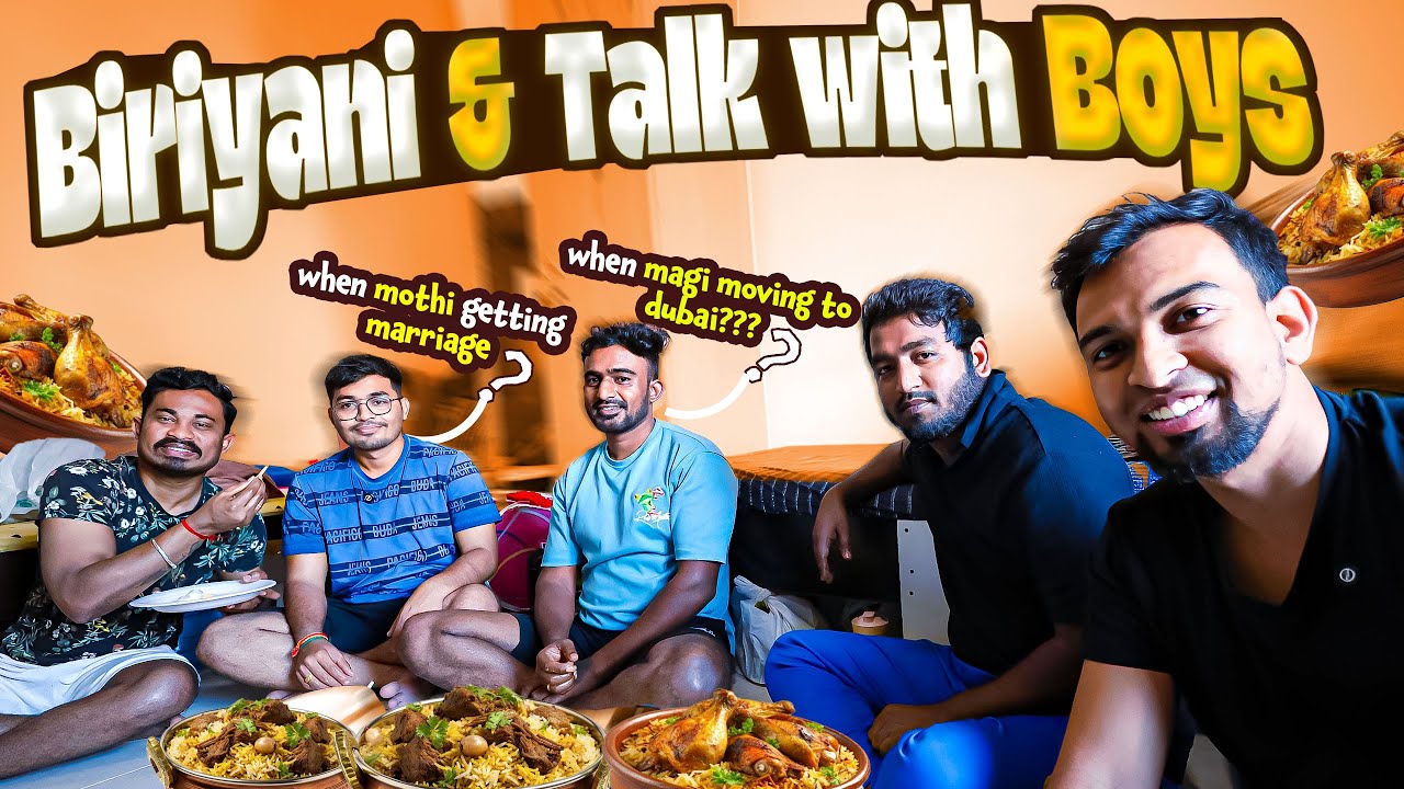 Biriyani & Talk with Boys 🥳 | Mothi Pradeep Dharani and Prabha 💁🏻‍♂️