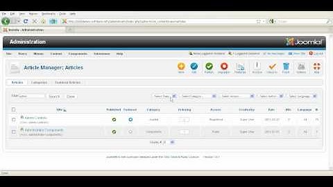 The Joomla Experts: How to manage articles in Joomla