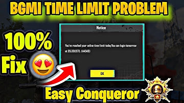 How To Fix 6 Hours Limit BGMI 2025 Solution || 6 Hours Limit Kese Fix Karin || BGMI time Limit