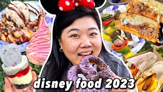 What to Eat at DISNEYLAND! Disney Food Tour 2023 (taro pretzel, birria grilled cheese & more)