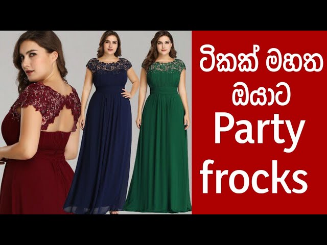 party frock designs for fat ladies