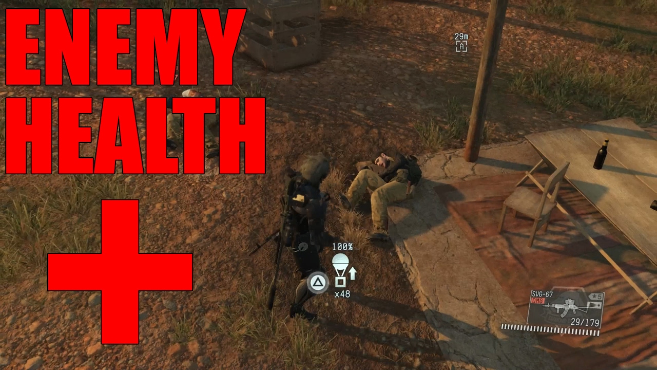 MGSV- Enemy Health - YouTube