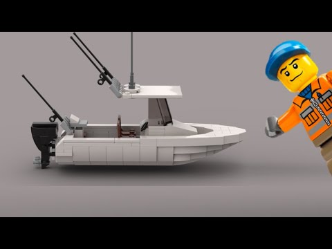TUTORIAL: How to Build a Lego Fishing Boat! (Instructions) 