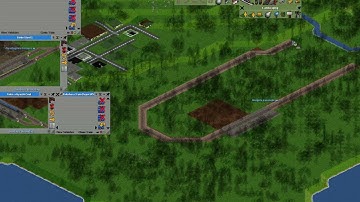 Setting up Iron Ore to Steel to Goods chain in Open TTD