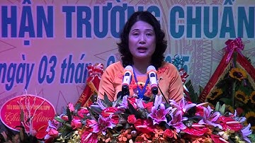 Lễ kai giảng và đón bằng trường chuẩn Quốc gia tại trường THCS Sơn Đông phần 2