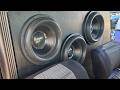 LOUDEST 3 SUB WALL I HAVE EVER HEARD!