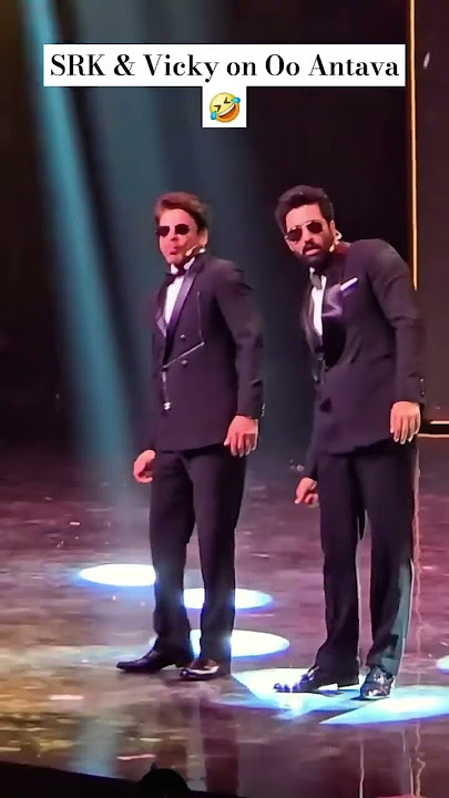 Shahrukh khan & vicky kaushal hilarious dance on Oo antava.😂#iifaaward #bollywood #shahrukhan #srk