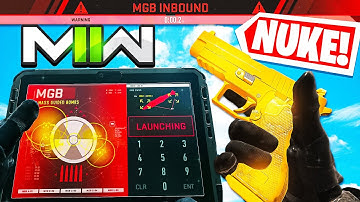 MGB TACTICAL NUKE GAMEPLAY IN MODERN WARFARE 2! (MGB Nuke Gameplay - 30 Killstreak Unlocked)