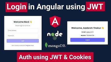Login in Angular, Node using JWT Token || Complete Auth in Angular 20 and Node JS || MEAN