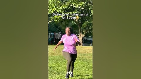 Our first time seeing each other run at full speed #trend #couple #relatable #funny