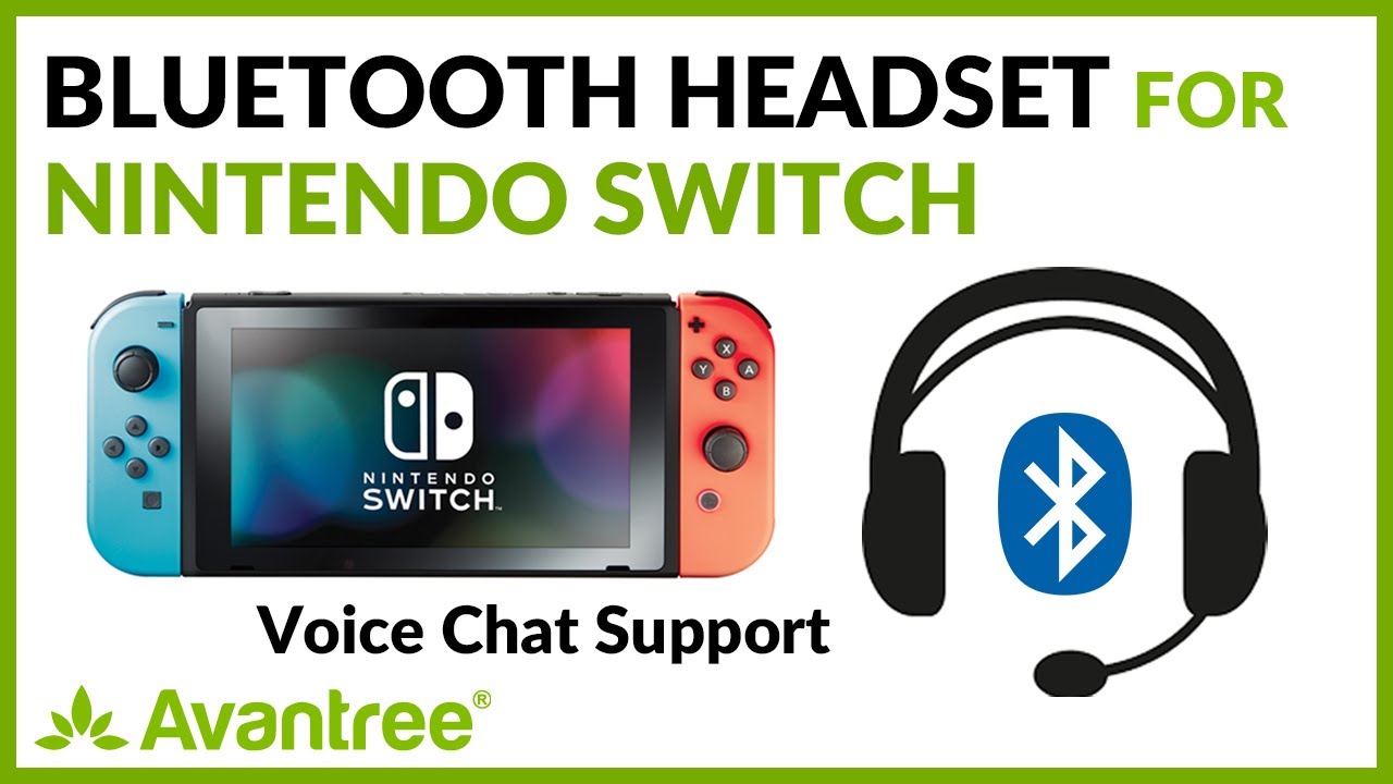 Nintendo Switch Bluetooth Headset Wireless With Voice Chat Support Stereo 16 Bit Wireless Youtube