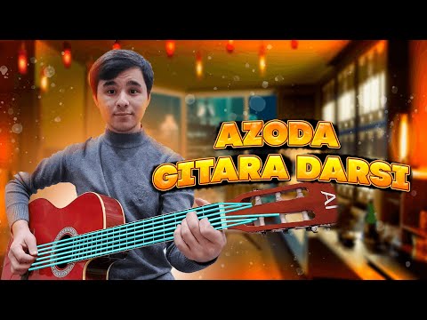 Azoda — Go'zalsan sevgi | Gitara darsi | Akkordlar | узбек клип
