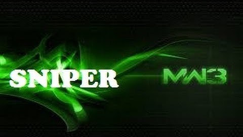 MW3 gameplay 1v1 quick scoping