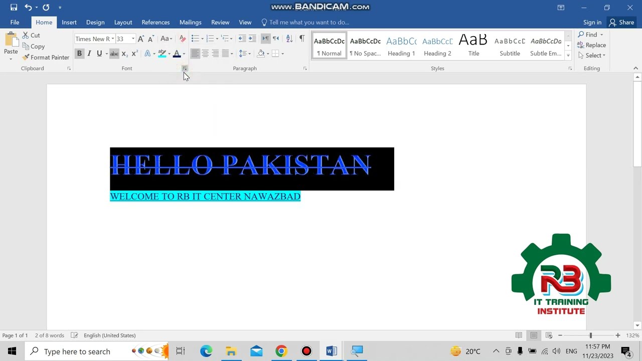 MS OFFICE COURSE | MS WORD 