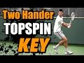 Two Handed Backhand Topspin Key