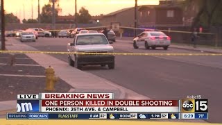 One killed in Phoenix double shooting