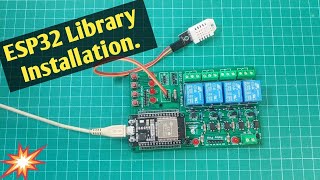 ESP32 อธิบายเกี่ยวกับ Library / ตัวอย่างการลง Library และวิธีการใช้งาน DHT22 | Arduino#65