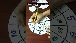 How do you make a spinning wheel of multiplication?//Times Table Spinning Wheel screenshot 2