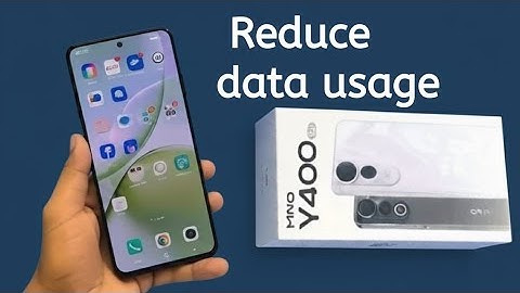 Vivo Y400 5G: How to reduce mobile data usage