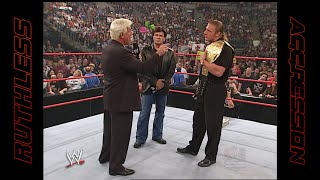 Ric Flair challenges Triple H | WWE RAW (2002) 2