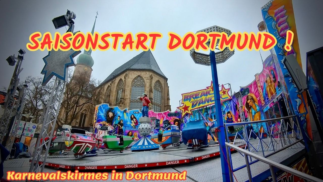 Karnevalskirmes in Dortmund 2026 Aufbau🏗️Aufbau der Karnevalskirmes 2026🔥SAISONSTART DORTMUND!