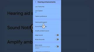 How to Turn ON Hearing Aid Compatibility on Samsung Mobile? #shortsfeed #ytshorts #shorts