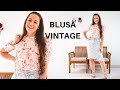 BLUSA COM MANGA BUFANTE E GOLA ALTA | ELLEN BORGES