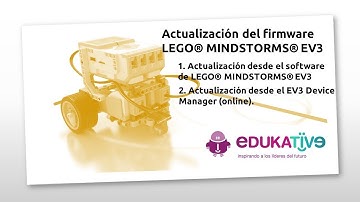 Actualización del firmware del EV3 Intelligent Brick de LEGO® MINDSTORMS® EV3